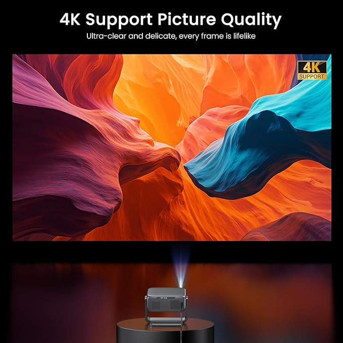 2000 ANSI Official Licensed Google TV Outdoor Projector 4K Full HD, Smart - Image 3