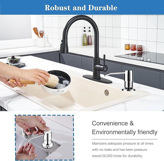 Ouest Dish Soap Dispenser for Kitchen Under Built-in Soap Dispenser Pump - Image 4