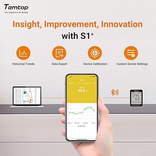 Temtop Smart Air Quality Monitor - Image 7