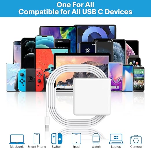 Furgor Mac Book Pro Charger - 118W USB C Fast Charger Power Adapter Compatible - Image 5