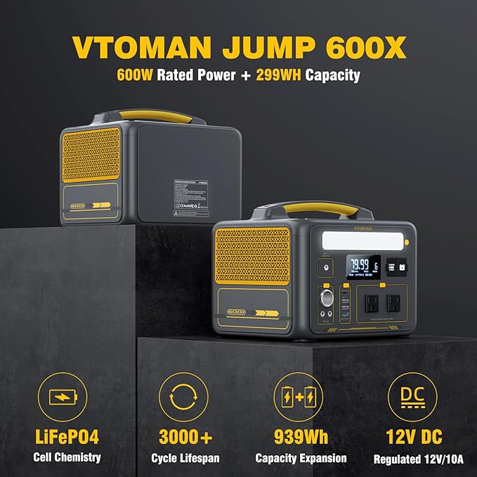 VTOMAN 939Wh Portable Power Station Bundle - Image 2