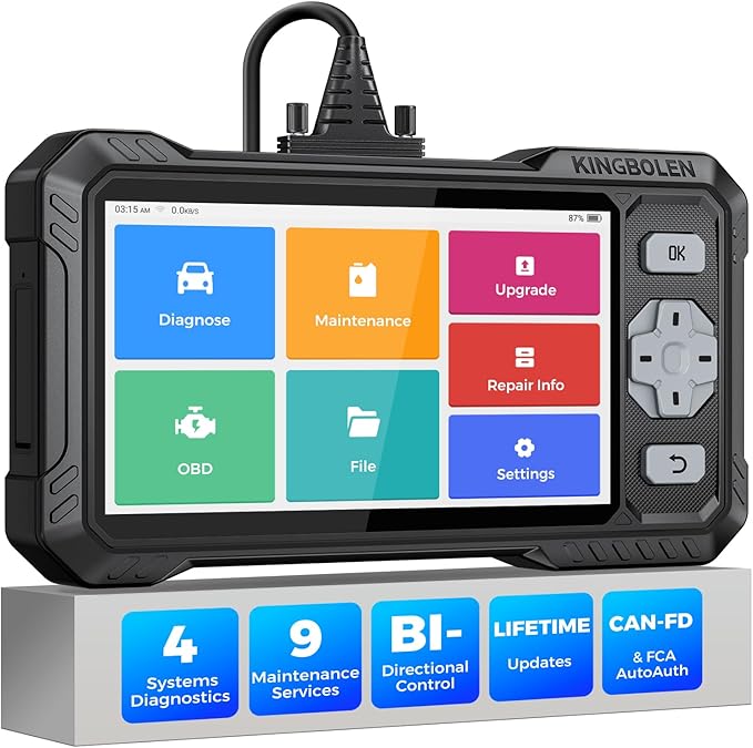 KINGBOLEN OBD2 Scanner S608, 2026 Bidirectional Scan Tool by KINGBOLEN