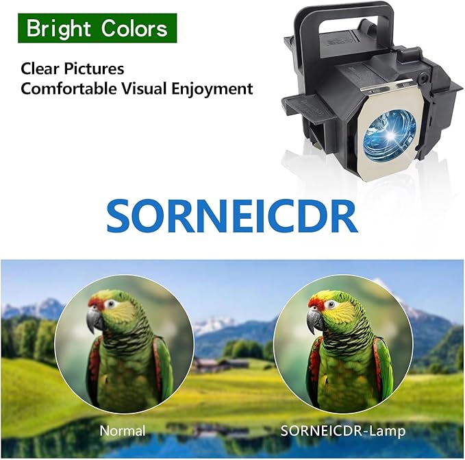 SORNEICDR ELP LP49 Replacement Projector Lamp Bulb Compatible - Image 3