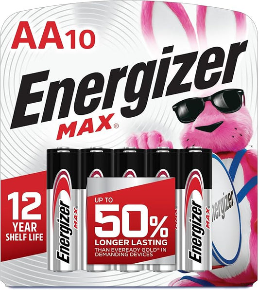 Energizer AA Batteries, MAX Double AA Battery Alkaline by Energizer