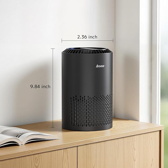 AROEVE Air Purifiers for Bedroom Home, Air Purifier For Smoke Pollen Dander - Image 8