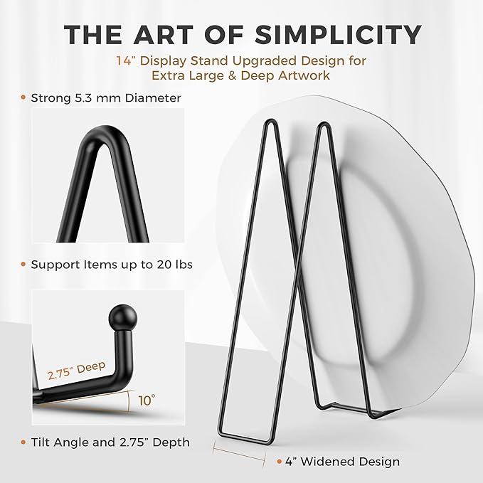 TR-LIFE 14 Inch Heavy Duty Plate Stand - Image 2