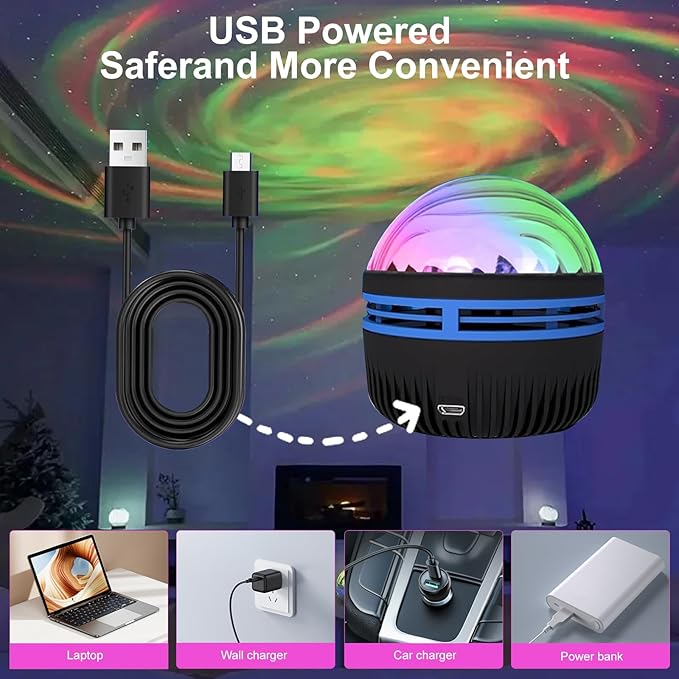 MAXROCK Galaxy Projector, Nebula Lamp Night Light - Image 3