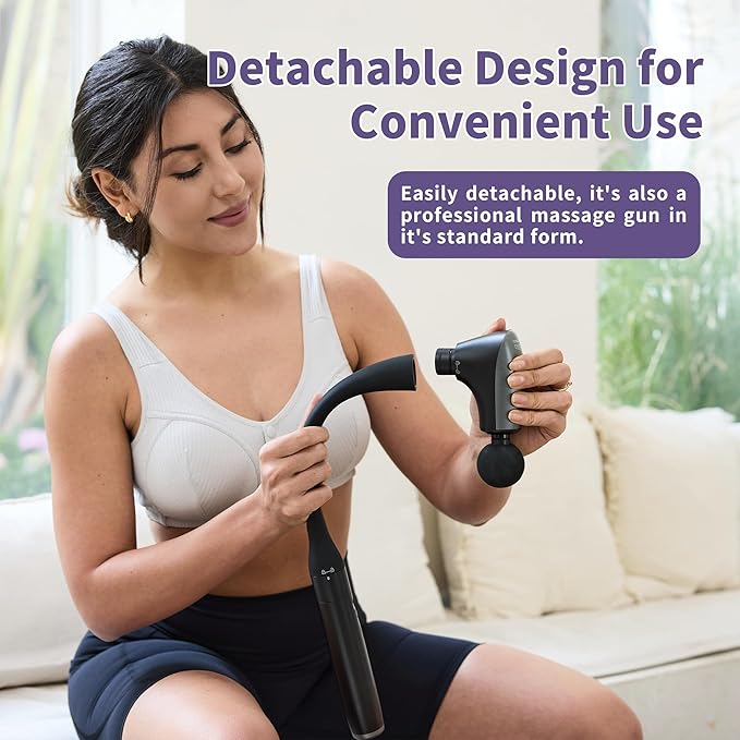 CAREKING 2-in-1 Detachable Muscle Massage Gun Deep Tissue - Image 3