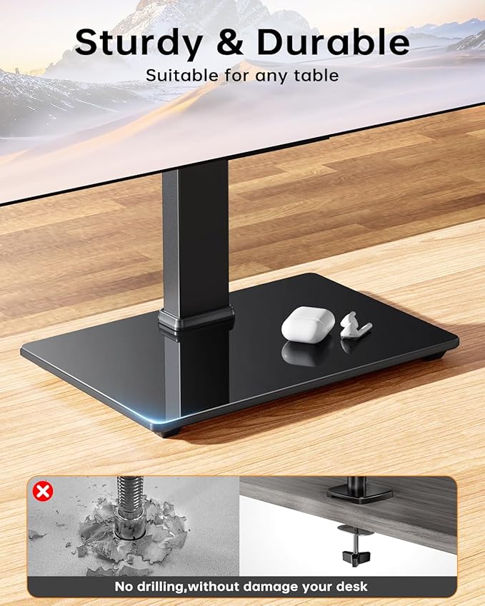 Dual Monitor Stand, FreeStanding Desk Stand - Image 9