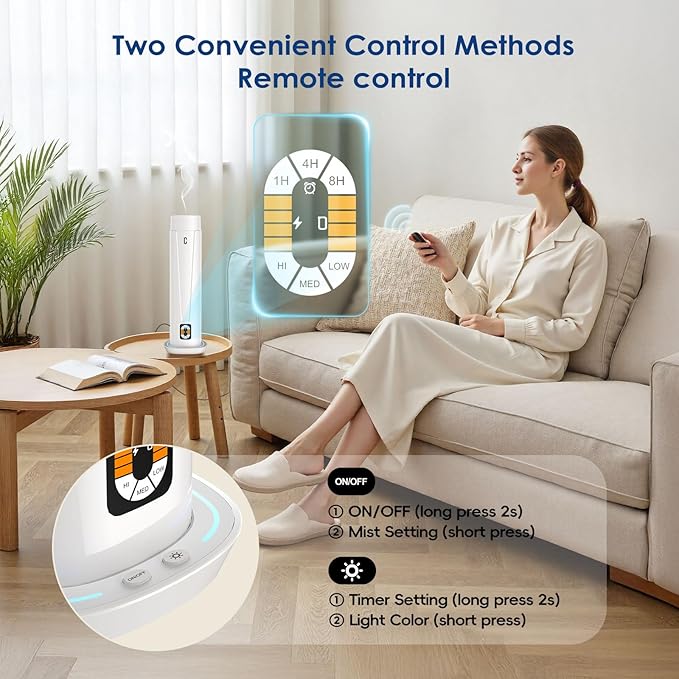 Waterless Scent Diffuser – 1200 Sq Ft Coverage, Essential Oil Diffuser - Image 6