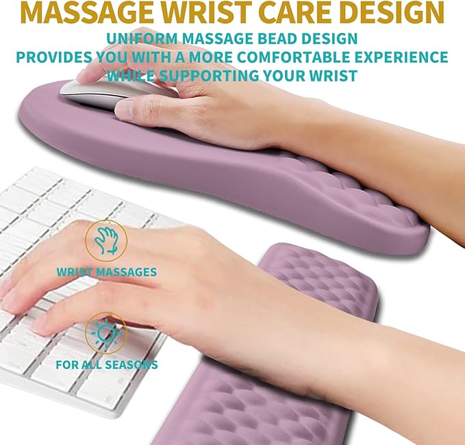 Hokafenle 2 in 1 Ergonomic Mouse Pad Wrist Support & Wrist Rest - Image 4
