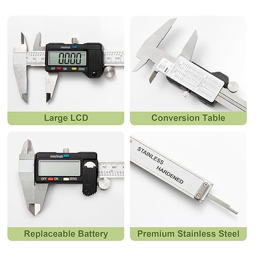 SCITOOLS Digital Caliper 0-12" Measuring Tool - Image 7