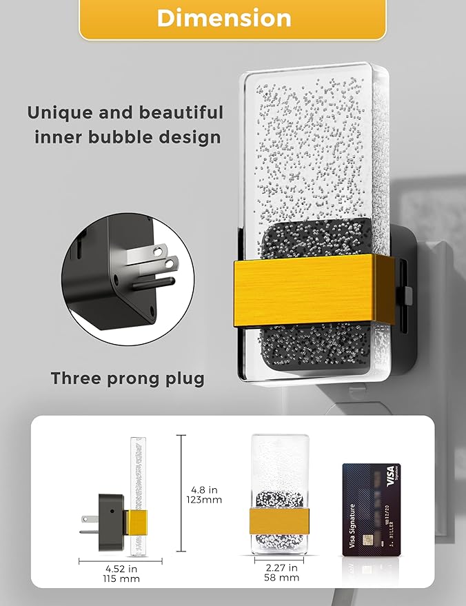 L LOHAS LED Night Light, Bathroom Night Lights Plug Into Wall - Image 6