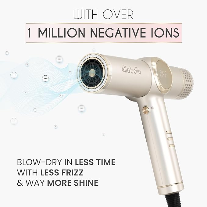 ELLA BELLA® Professional Ionic Hair Dryer - Image 2