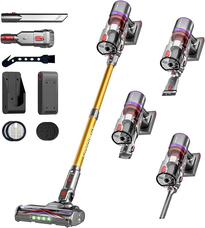 UNINELL HOME Cordless Vacuum Cleaner, 50000Pa 580W 70Mins Vacuum Cleaners by UNINELLHOME