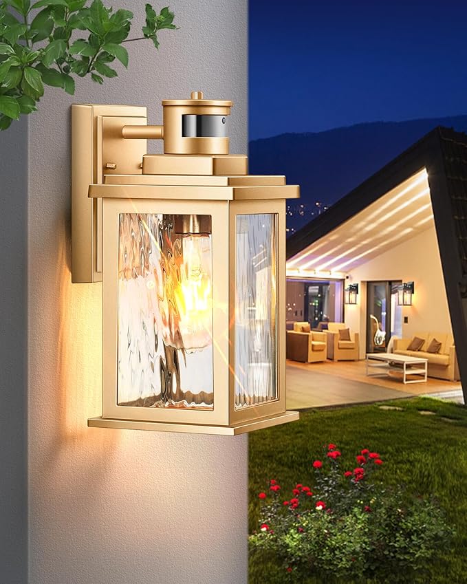 VIANIS 2 Pack Motion Sensor Outdoor Lights Lantern, Dusk to Dawn Exterior Lights - Image 8