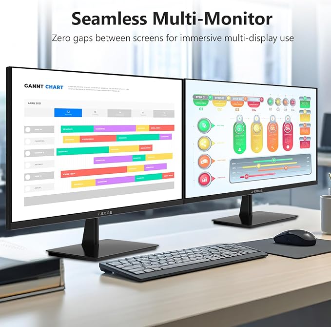 Z-Edge U27P4K 27-inch 4K Monitor IPS Ultra HD 3840x2160, 60Hz Refresh Rate - Image 5