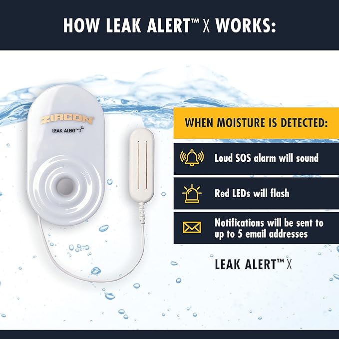 Zircon Leak Alert X – Smart Electronic Water Detector - Image 5