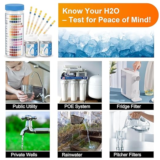 AAwipes Drinking Water Test Strips 17 in 1 50 Strips + 2 Bacteria Tester Kits - Image 7
