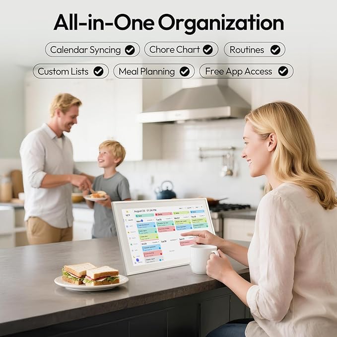 BOCT 21.5'' Digital Calendar Wall - Image 3
