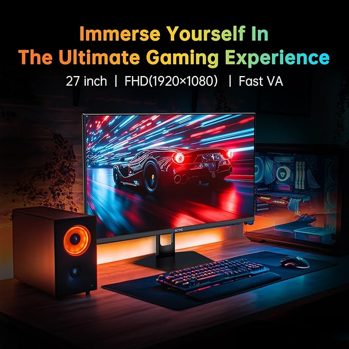 KTC 27 Inch 280Hz Gaming Monitor, FHD 1080P 240Hz PC Computer Monitor, Fast VA - Image 2