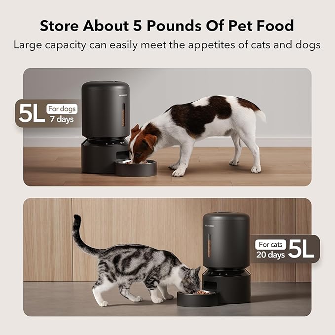 PETLIBRO Automatic Cat Feeder, 5G WiFi Automatic Dog Food Dispenser - Image 6