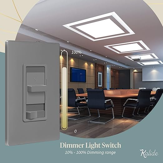 TOPGREENER Kalide 0-10V Dimmer Light Switch, LED Dimmer Switch, Low Voltage - Image 2