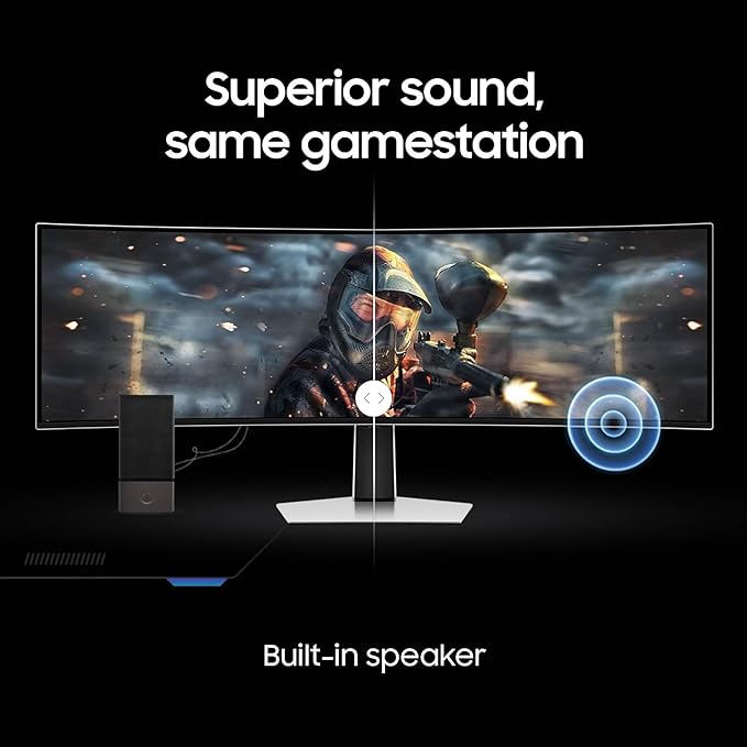 Samsung 49" Odyssey OLED Series Curved Gaming Monitor w QD-OLED, G-Sync - Image 9
