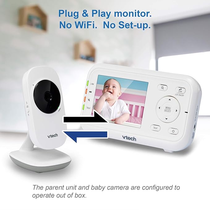 VTech VM3252 No WiFi Video Baby Monitor - Image 5