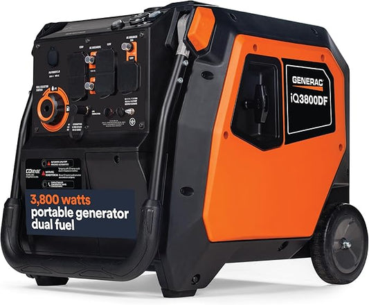 Generac 3, 800-Watt Dual-Fuel Portable Inverter Generator by Generac