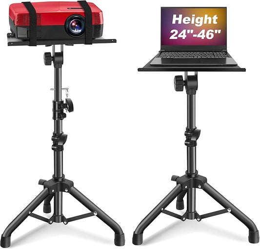 GrowDaily Projector Stand, Projector Laptop Stand Tripod Laptop Tripod Stand by Notjustpracticebutplay