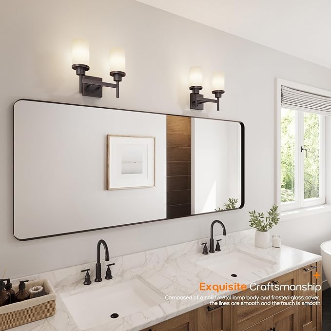 AONEON Wall Lights Over Mirror Bathroom Vanity Light Fixtures - Image 8
