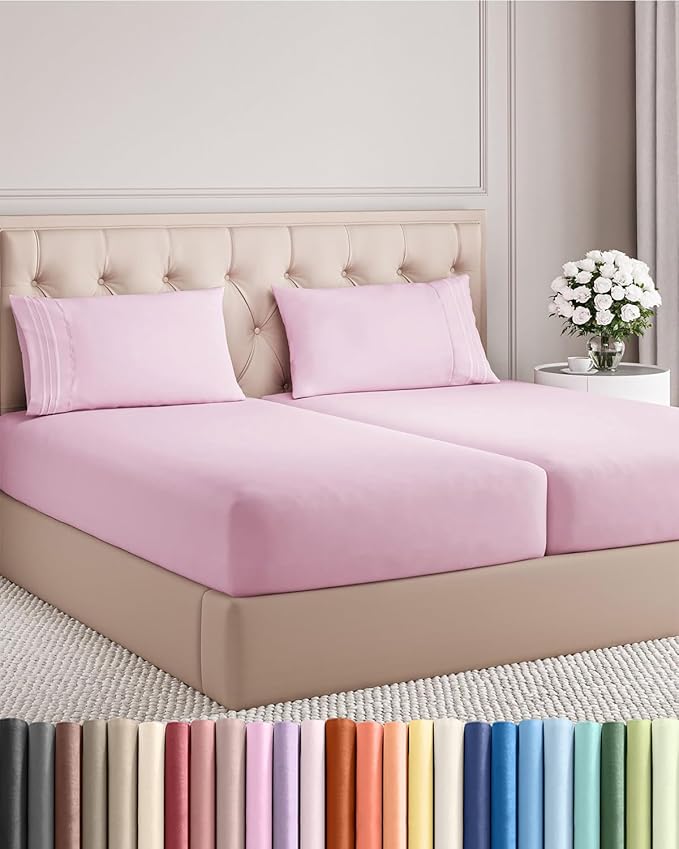Split King Size 5 Piece Sheet Set by CGKUnlimited
