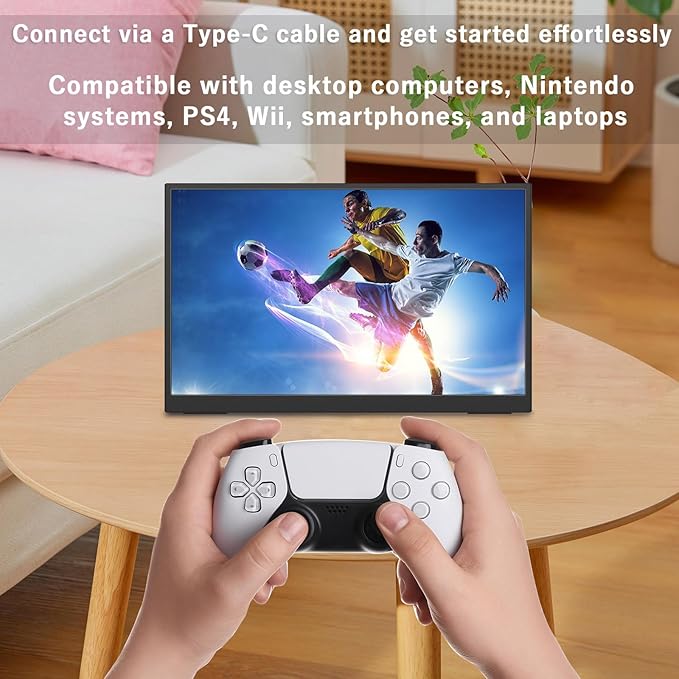 Viyivwine Portable Monitor Touchscreen, 15.6''Laptop Screen Extender, FHD IPS - Image 6