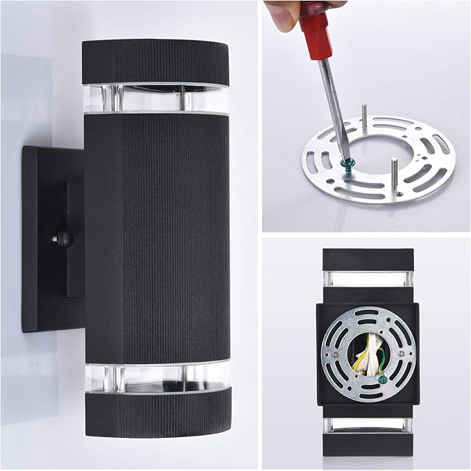 rosykite Dusk to Dawn Outdoor Lighting, Bling Exterior Wall Sconce - Image 7