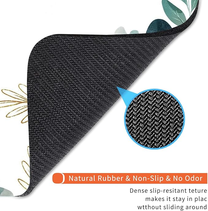 Armanza Square Mouse Pad Green Leaves, Personalized Premium-Textured Custom - Image 5