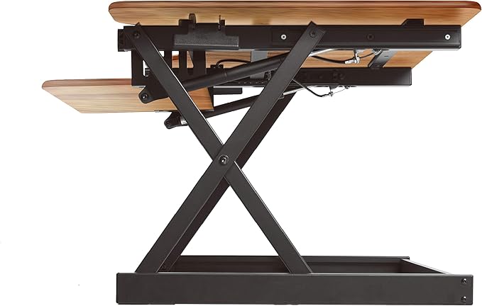 Rocelco 46" Height Adjustable Corner Standing Desk Converter - Image 6