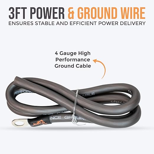Elite Audio Premium Series Amp Kit Copper Clad Aluminum Wire, Triple-Shielded - Image 8