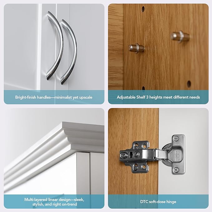 Medicine Cabinet -Bathroom Cabinet Wall Mount - Image 9