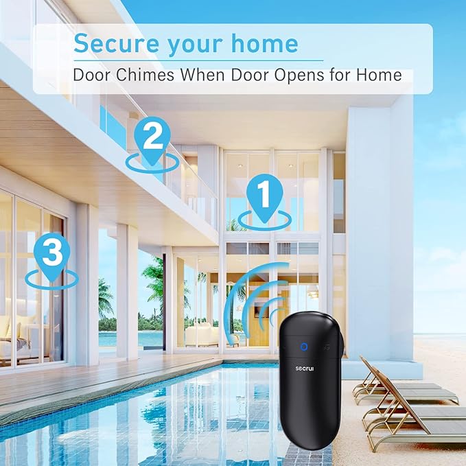 Door Chime, Door Sensor Chime for Door Opens – Door Ringer - Image 4