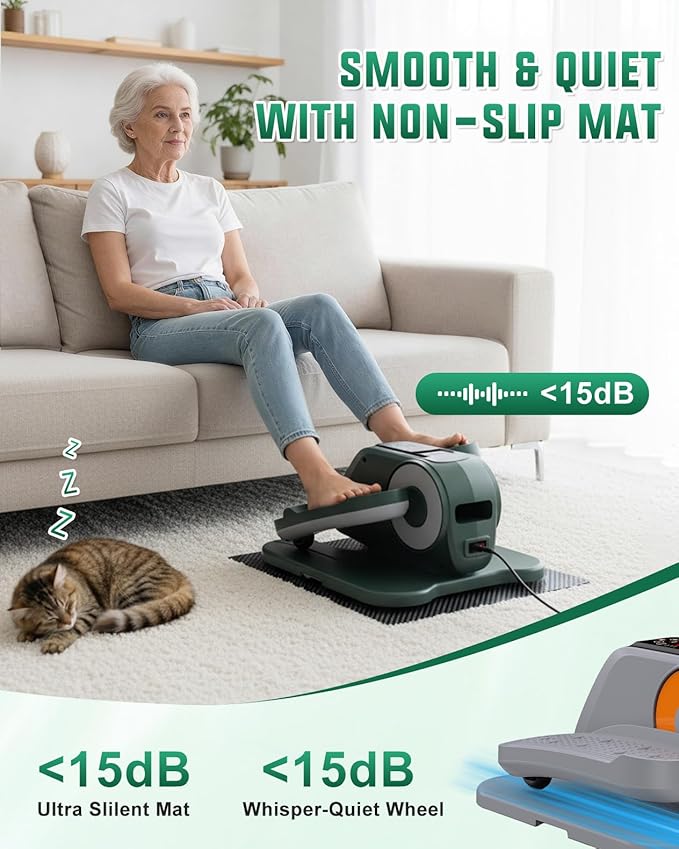 VIVURN® 019 Under Desk Elliptical 12 Adjustable Speeds Motorized Leg Exerciser - Image 3