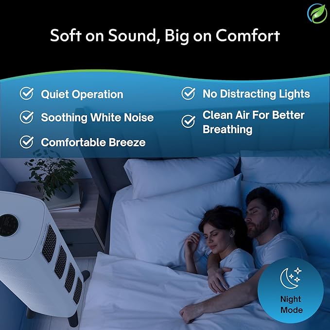 Air Oasis iAdapt 2.0 H13 HEPA Filter Air Purifier | Reduces Up To 99% of Viruses - Image 3