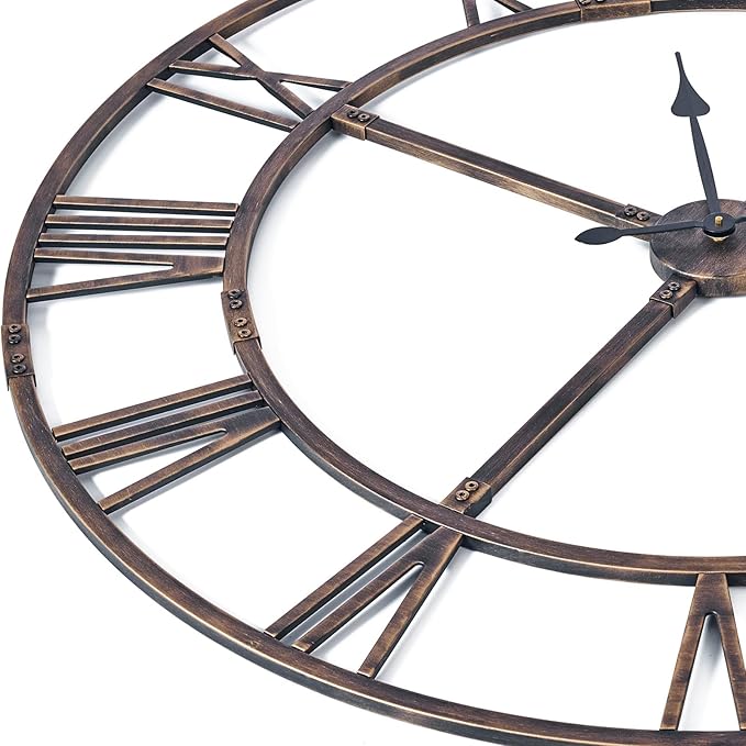 Ohweog Large Wall Clock for Living Room Decor – 48 Inch Silent Non-Ticking - Image 4
