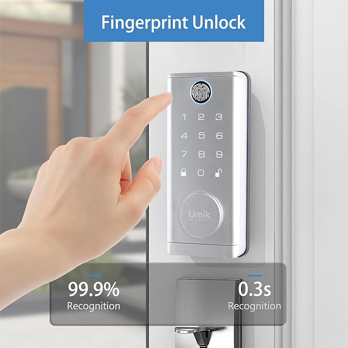 UMIK UMIKSMART Fingerprint Smart Door Lock - Image 3