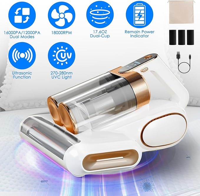 lafengyan Cordless Mattress Vacuum Cleaner - Image 5