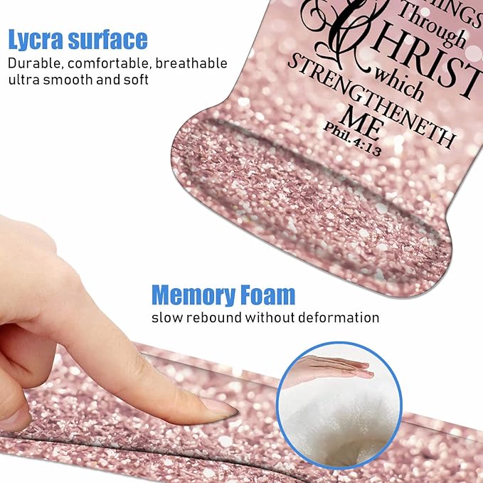 Ergonomic Mouse Pad Wrist Support and Keyboard Wrist Rest Set - Image 5
