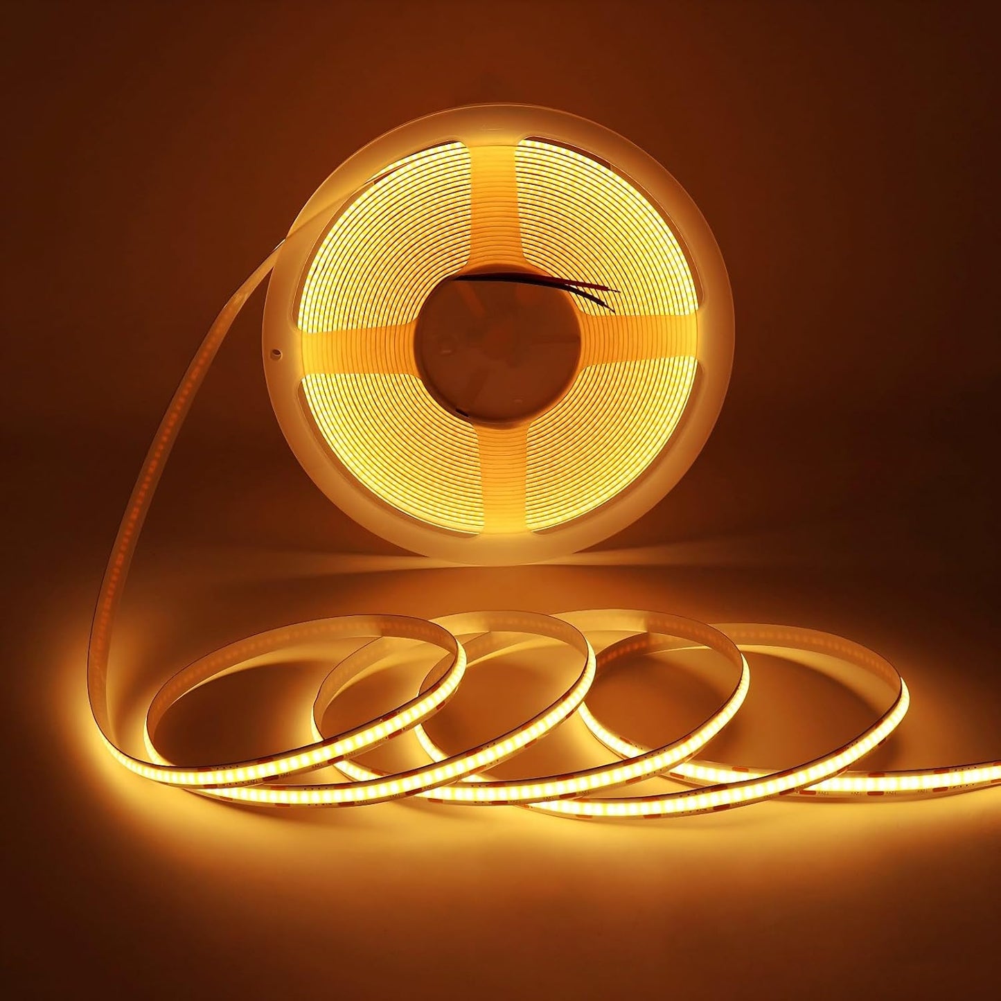 COB LED Strip Light 32.8ft, 12V 3120 LEDs CRI90+ Dotless LED Tape for Home | Uniform Glow Flexible Cuttab Dimmable 2700K Ambience High CRI Lighting for Kitchen Cabinets Bedrooms Ceilings & DIY Decor