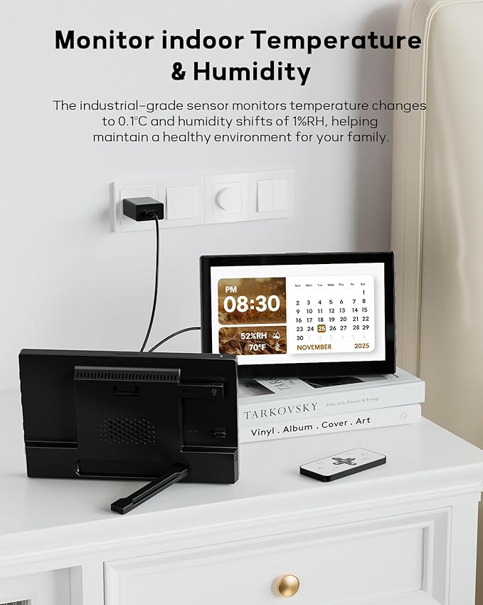 10.1" Large Digital Clock with Date and Day - Image 8
