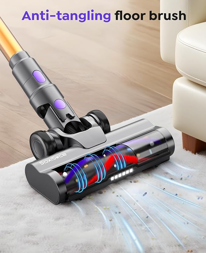 Cordless Vacuum Cleaner, 50KPA Powerful Suction, 70Min Runtime Vacuum Cleaners - Image 5