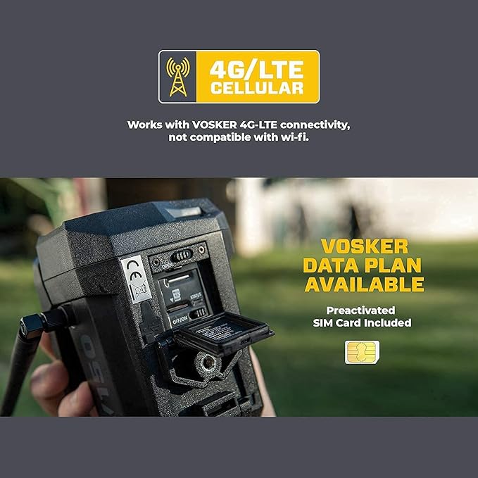 Vosker V150 Solar-Powered LTE Cellular Photo Security Outdoor Camera | Motion - Image 6